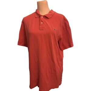 Vineyard Vines Short Sleeve Polo Shirt, Orange, Men's Size Medium